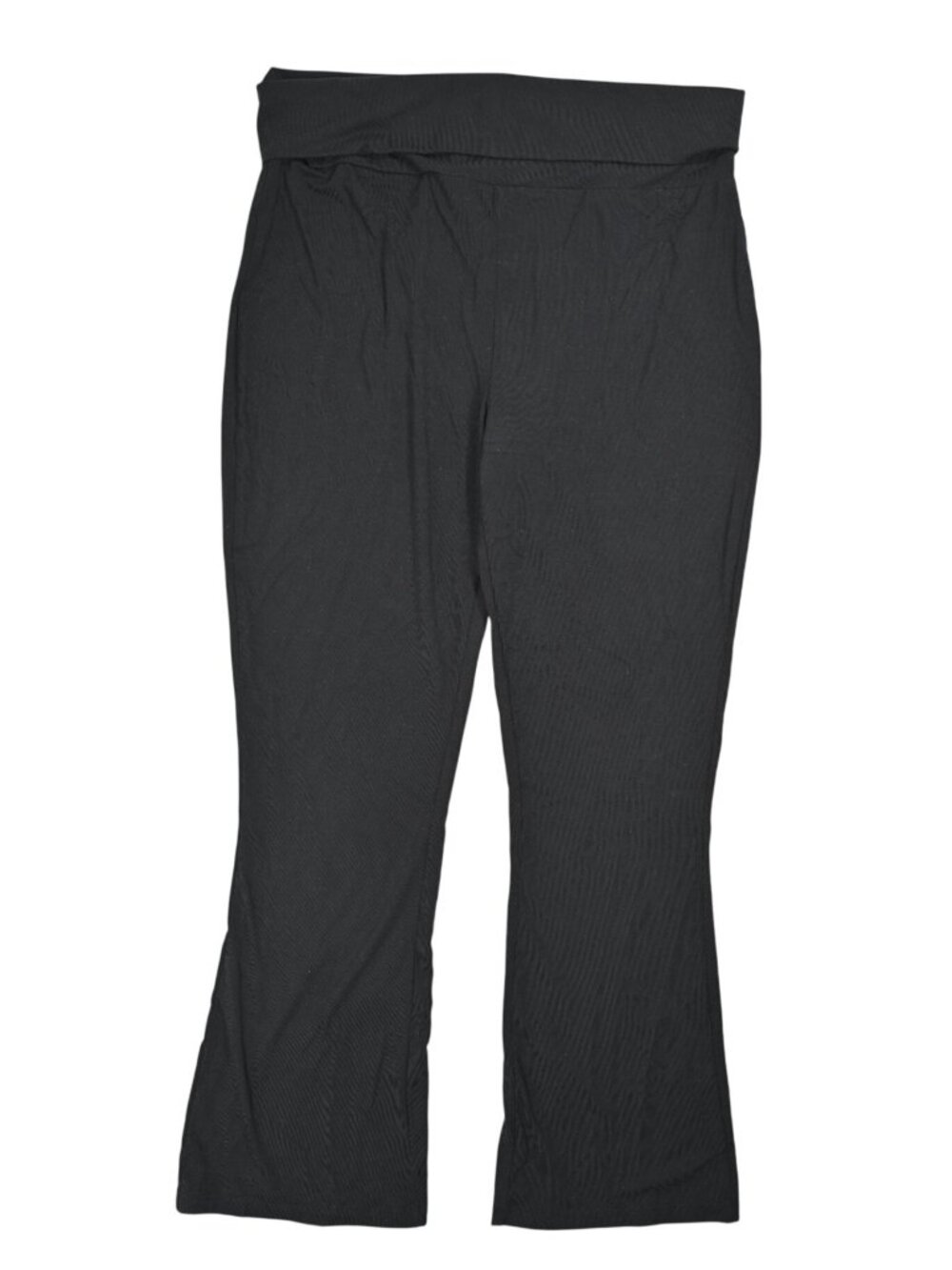 Hatch The Bodyflex Crop Flare Pants in Black